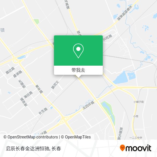 启辰长春金达洲恒驰地图