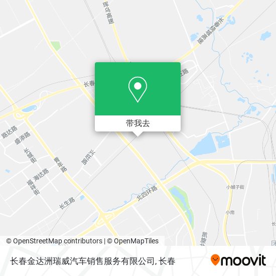 长春金达洲瑞威汽车销售服务有限公司地图