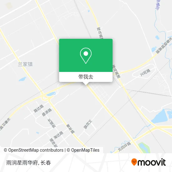 雨润星雨华府地图