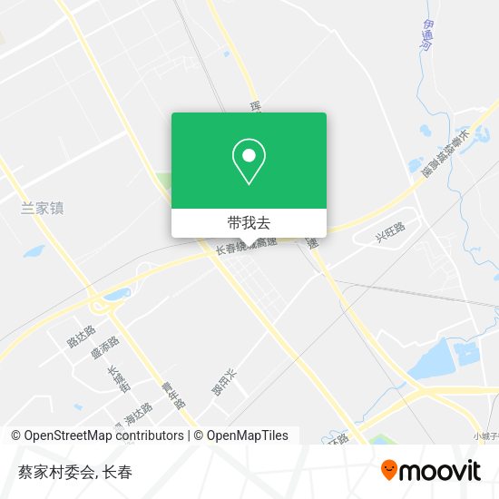 蔡家村委会地图