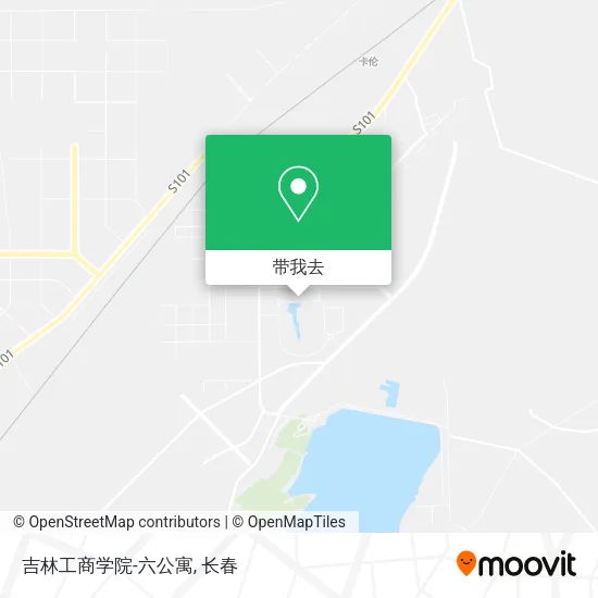 吉林工商学院-六公寓地图