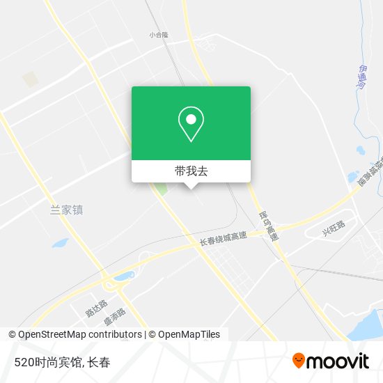 520时尚宾馆地图