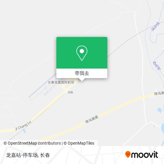 龙嘉站-停车场地图