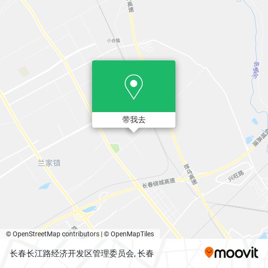 长春长江路经济开发区管理委员会地图