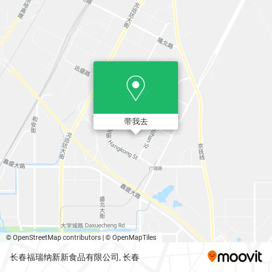 长春福瑞纳新新食品有限公司地图