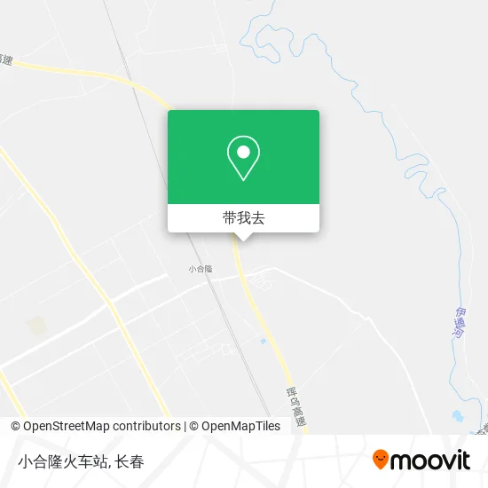 小合隆火车站地图