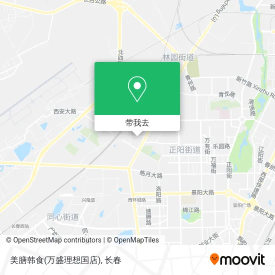 美膳韩食(万盛理想国店)地图