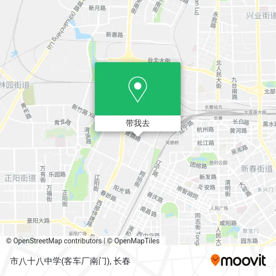 市八十八中学(客车厂南门)地图