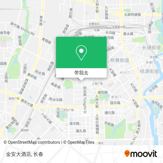 金安大酒店地图