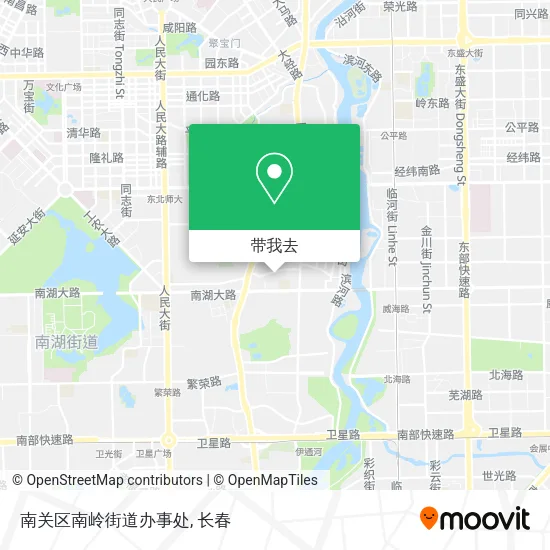 南关区南岭街道办事处地图
