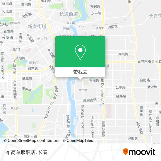 布简单服装店地图