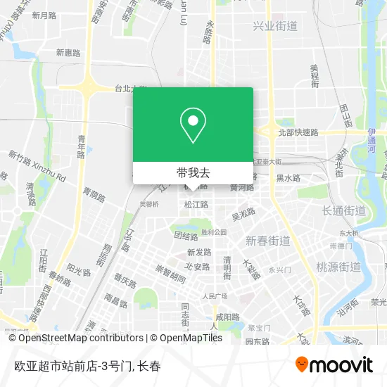 欧亚超市站前店-3号门地图
