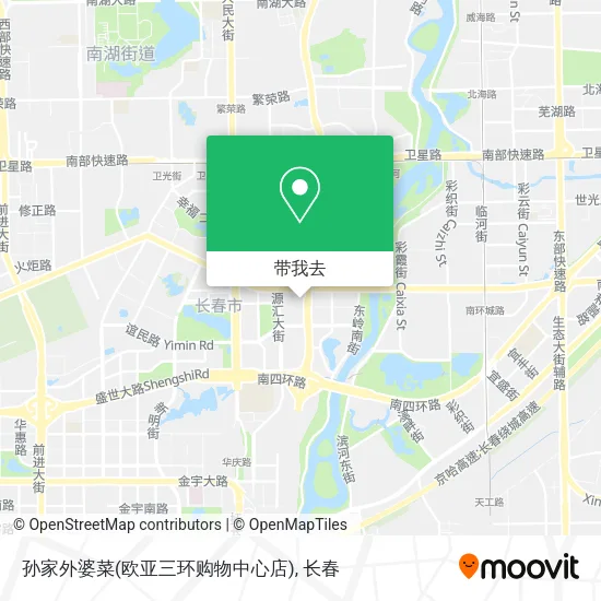 孙家外婆菜(欧亚三环购物中心店)地图
