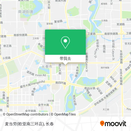 麦当劳(欧亚南三环店)地图