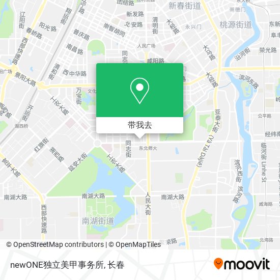 newONE独立美甲事务所地图