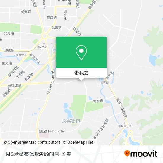 MG发型整体形象顾问店地图