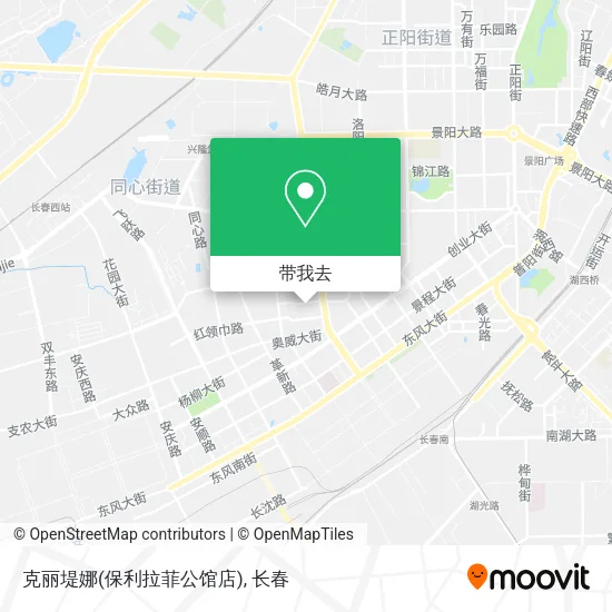 克丽堤娜(保利拉菲公馆店)地图
