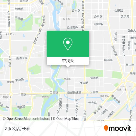 Z服装店地图