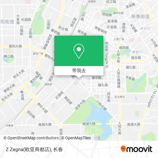 Z Zegna(欧亚商都店)地图