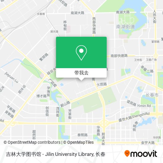 吉林大学图书馆 - Jilin University Library地图