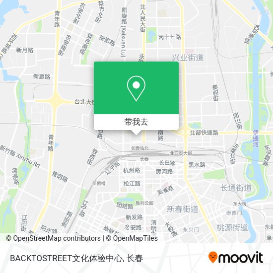 BACKTOSTREET文化体验中心地图