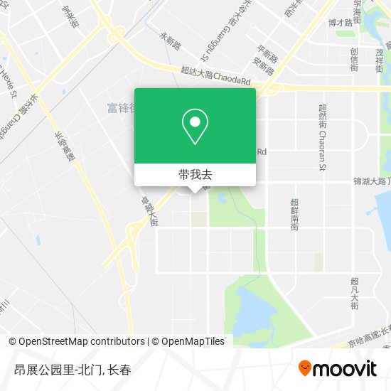 昂展公园里-北门地图