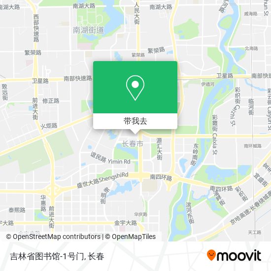 吉林省图书馆-1号门地图