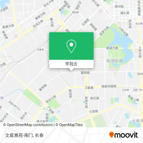 文庭雅苑-南门地图