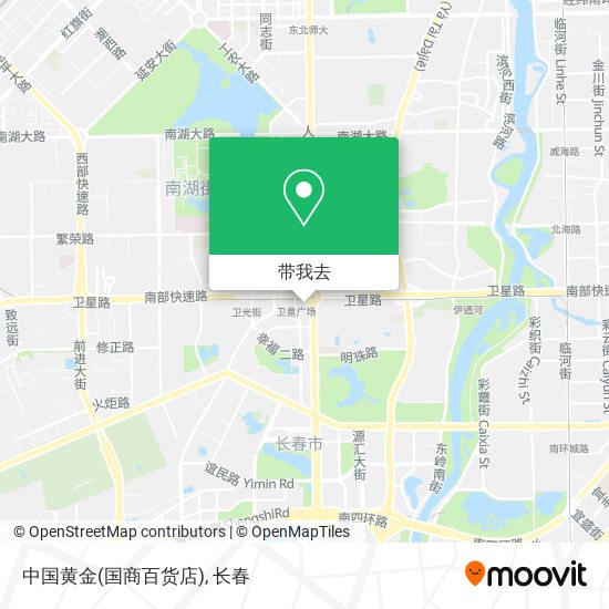 中国黄金(国商百货店)地图