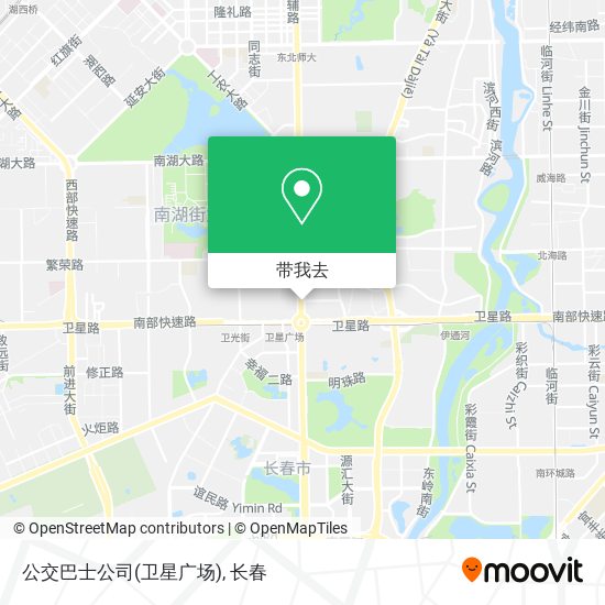 公交巴士公司(卫星广场)地图