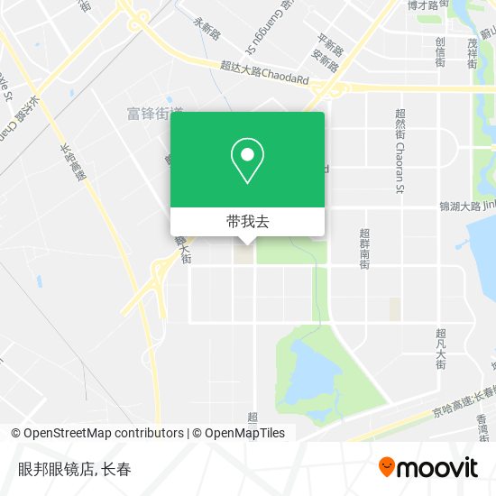 眼邦眼镜店地图