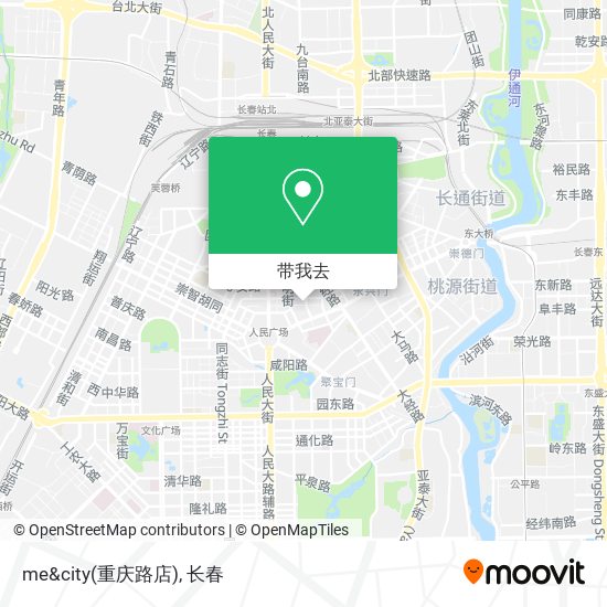 me&city(重庆路店)地图