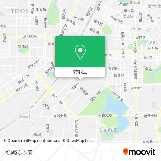 红旗街地图