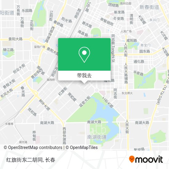 红旗街东二胡同地图