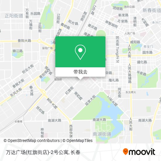 万达广场(红旗街店)-2号公寓地图