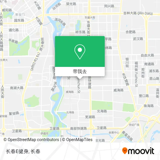 长春E健身地图