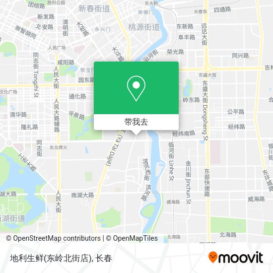 地利生鲜(东岭北街店)地图