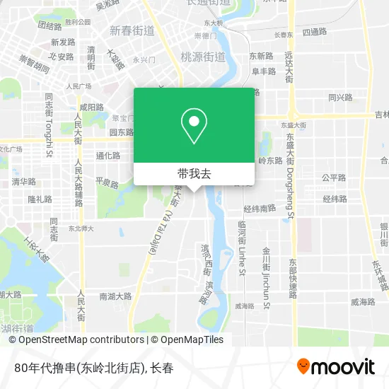 80年代撸串(东岭北街店)地图