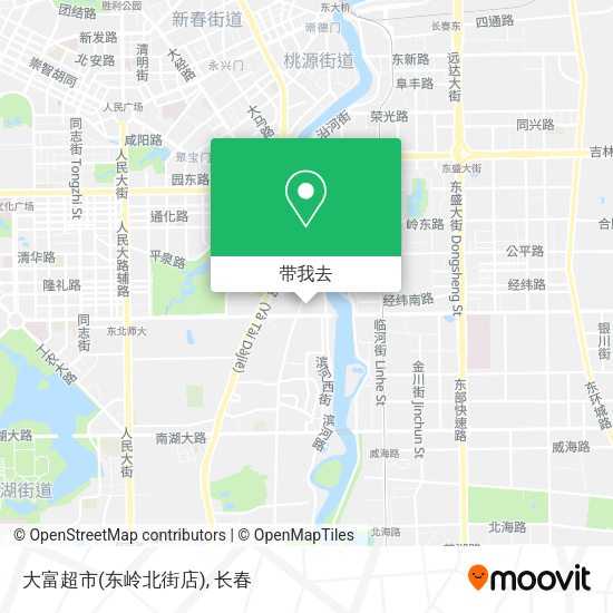大富超市(东岭北街店)地图