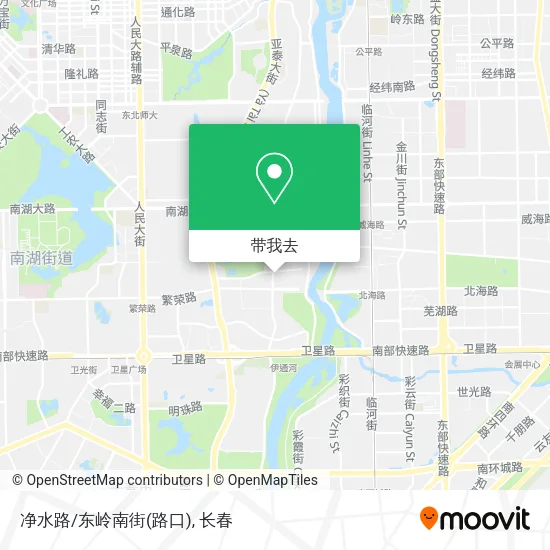 净水路/东岭南街(路口)地图