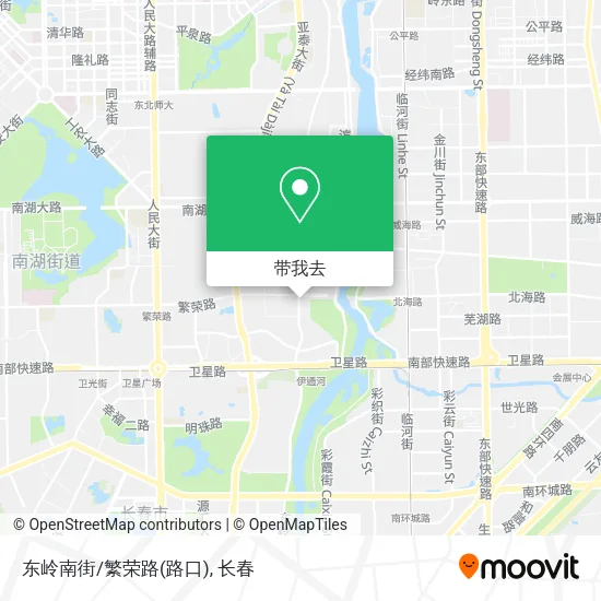 东岭南街/繁荣路(路口)地图