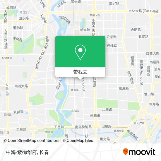 中海·紫御华府地图