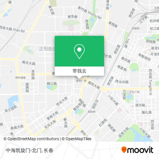 中海凯旋门-北门地图