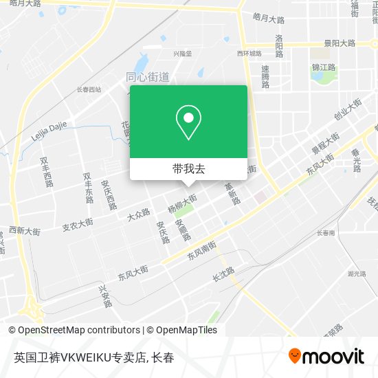 英国卫裤VKWEIKU专卖店地图