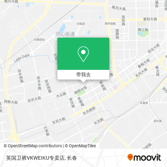 英国卫裤VKWEIKU专卖店地图