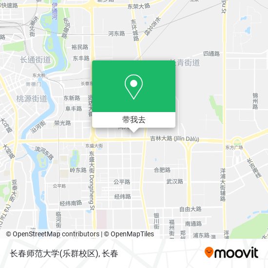 长春师范大学(乐群校区)地图