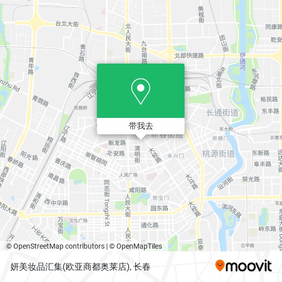 妍美妆品汇集(欧亚商都奥莱店)地图