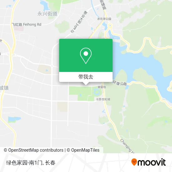 绿色家园-南1门地图