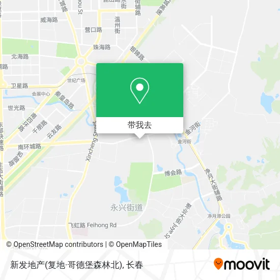 新发地产(复地·哥德堡森林北)地图