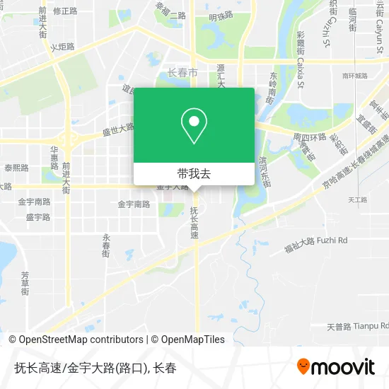 抚长高速/金宇大路(路口)地图